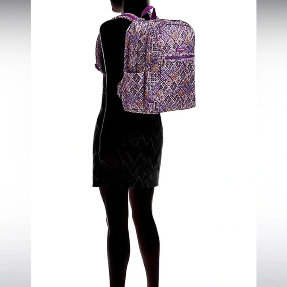 Vera Bradley Women's Lighten Up Grand Backpack, Sierra, One Size